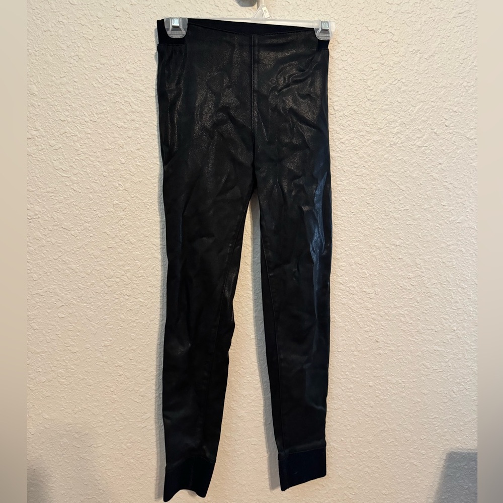 rag & bone Coated Black Joggers Size Small